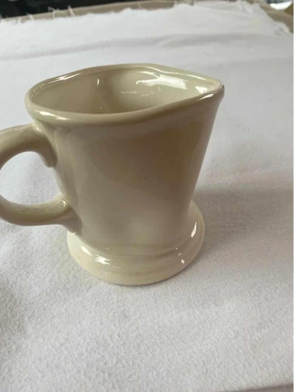 Vintage 1975 Mistake Coffee Cup Mug Warped Made In Japan Gag Gift Funny